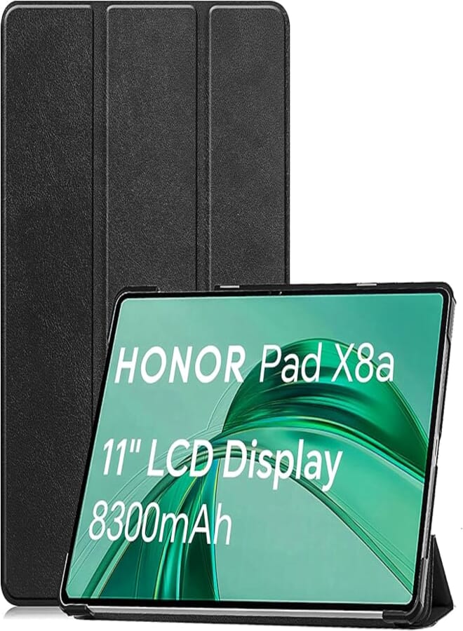 for Honor Pad X8a Case 11 inch 2024, Slim Light Hard Shell Protective for Honor X8a Tablet Case (Black)